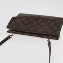 LOUIS VUITTON Monogram Double Rabat Umhängetasche M51815 LV Auth 176861-6