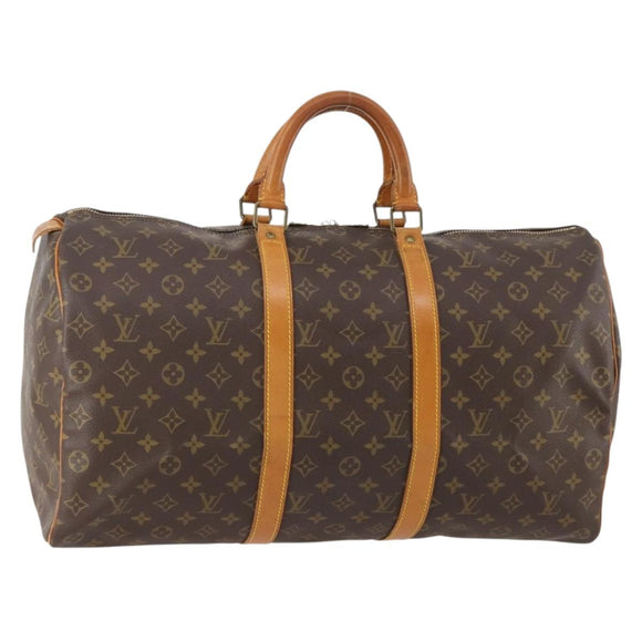 LOUIS VUITTON Monogram Keepall 50 Boston Bag M41426 LV Auth 176865