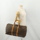 LOUIS VUITTON Monogram Keepall 50 Boston Bag M41426 LV Auth 176865-22