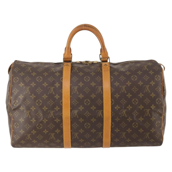LOUIS VUITTON Monogram Keepall 50 Boston Bag M41426 LV Auth 176865