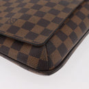 LOUIS VUITTON Damier Ebene Musette Tango Shoulder Bag N51301 LV Auth 176871-8