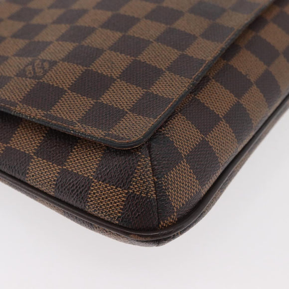 LOUIS VUITTON Damier Ebene Musette Tango Shoulder Bag N51301 LV Auth 176871