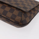 LOUIS VUITTON Damier Ebene Musette Tango Shoulder Bag N51301 LV Auth 176871-15