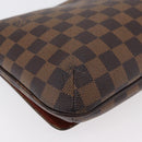 LOUIS VUITTON Damier Ebene Musette Tango Shoulder Bag N51301 LV Auth 176871-16
