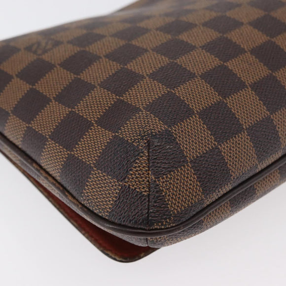 LOUIS VUITTON Damier Ebene Musette Tango Shoulder Bag N51301 LV Auth 176871