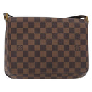 LOUIS VUITTON Damier Ebene Musette Tango Shoulder Bag N51301 LV Auth 176871-13