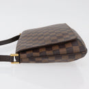 LOUIS VUITTON Damier Ebene Musette Tango Shoulder Bag N51301 LV Auth 176871-4