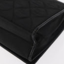 CHANEL Matelasse Chain Shoulder Bag Nylon Black Gold CC Auth 176872-16