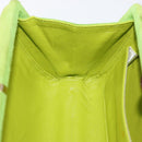 CHANEL Matelasse Chain Hand Bag Suede Light green CC Auth 176874SAV-22