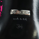 GUCCI GG Canvas Boots 34 Pink Auth 176875M-14