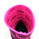 GUCCI GG Canvas Boots 34 Pink Auth 176875M-16
