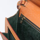 LOUIS VUITTON Epi Serie Dragonne Hand Bag Zipangu Gold M52618 LV Auth 176878-19