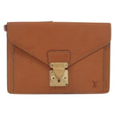 LOUIS VUITTON Epi Serie Dragonne Hand Bag Zipangu Gold M52618 LV Auth 176878-2