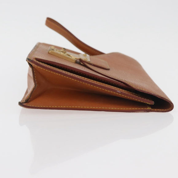 LOUIS VUITTON Epi Serie Dragonne Hand Bag Zipangu Gold M52618 LV Auth 176878