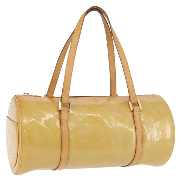 LOUIS VUITTON Monogram Vernis Bedford Hand Bag Beige M91006 LV Auth 176879