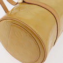 LOUIS VUITTON Monogram Vernis Bedford Hand Bag Beige M91006 LV Auth 176879-15