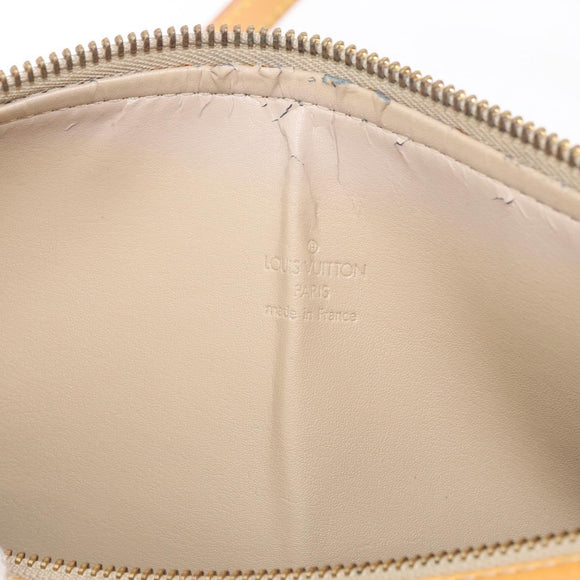 LOUIS VUITTON Monogram Vernis Bedford Hand Bag Beige M91006 LV Auth 176879