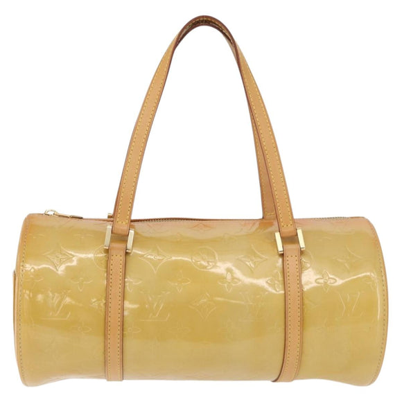 LOUIS VUITTON Monogram Vernis Bedford Hand Bag Beige M91006 LV Auth 176879