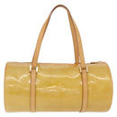 LOUIS VUITTON Monogram Vernis Bedford Hand Bag Beige M91006 LV Auth 176879-2