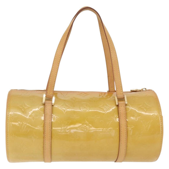 LOUIS VUITTON Monogram Vernis Bedford Hand Bag Beige M91006 LV Auth 176879