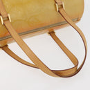 LOUIS VUITTON Monogram Vernis Bedford Hand Bag Beige M91006 LV Auth 176879-7