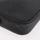 GUCCI Micro GG Supreme Shoulder Bag PVC Black Gold Auth 176880-12