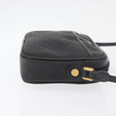 GUCCI Micro GG Supreme Shoulder Bag PVC Black Gold Auth 176880-4