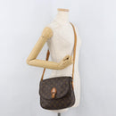 LOUIS VUITTON Monogram Saint Cloud GM Shoulder Bag M51242 LV Auth 176883-26