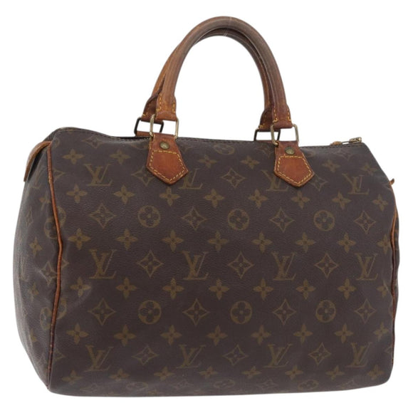 LOUIS VUITTON Monogram Speedy 30 Handtasche M41526 LV Auth 176884