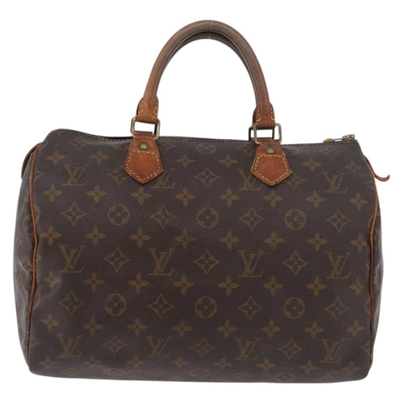 LOUIS VUITTON Monogram Speedy 30 Handtasche M41526 LV Auth 176884