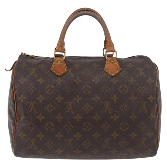 LOUIS VUITTON Monogram Speedy 30 Handtasche M41526 LV Auth 176884