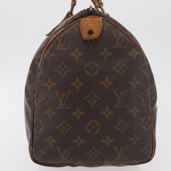LOUIS VUITTON Monogram Speedy 30 Handtasche M41526 LV Auth 176884