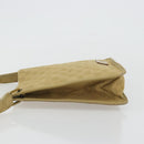 GUCCI GG Canvas Shoulder Bag Beige Gold 91762 Auth 176892-5