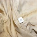 PRADA Boston Bag Nylon Silver Beige Auth 176900-12