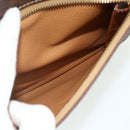 CELINE Macadam Canvas Backpack PVC Leather Brown Gold Auth 176902-23