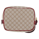 CELINE Macadam Canvas Pouch Beige Gold Auth 176903A-3