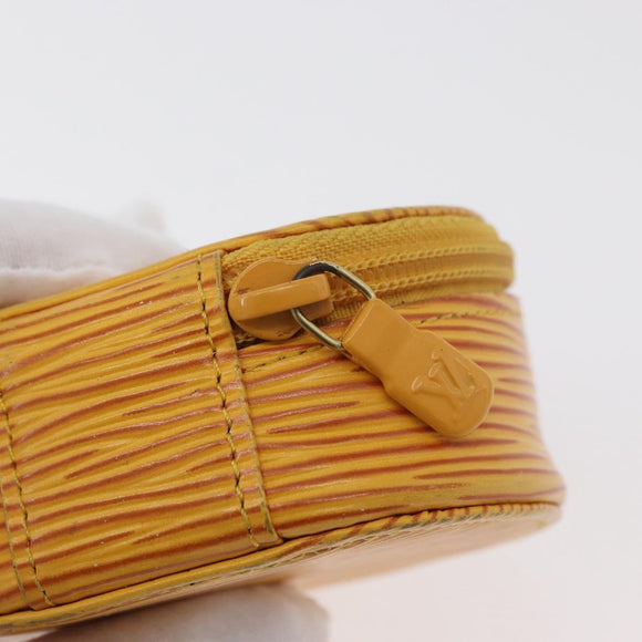 LOUIS VUITTON Epi Ecrin Bijoux 8 Jewelry Box Yellow M48229 LV Auth 176908