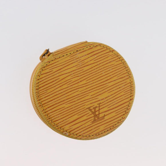 LOUIS VUITTON Epi Ecrin Bijoux 8 Jewelry Box Yellow M48229 LV Auth 176908