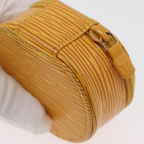 LOUIS VUITTON Epi Ecrin Bijoux 8 Jewelry Box Yellow M48229 LV Auth 176908