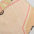 CHANEL Cruise Line Handtasche Canvas Beige Silber CC Auth 176918-10