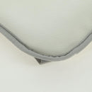 CHANEL Sports Line Backpack Nylon White Silver CC Auth 176920-11