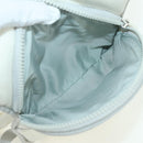 CHANEL Sports Line Backpack Nylon White Silver CC Auth 176920-17