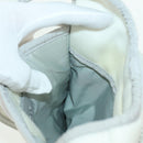 CHANEL Sports Line Backpack Nylon White Silver CC Auth 176920-20