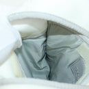 CHANEL Sports Line Backpack Nylon White Silver CC Auth 176920-21