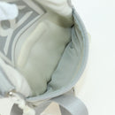 CHANEL Sports Line Backpack Nylon White Silver CC Auth 176920-22