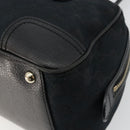 GUCCI GG Canvas Princi Hand Bag Black Gold 161720 Auth 176928-14