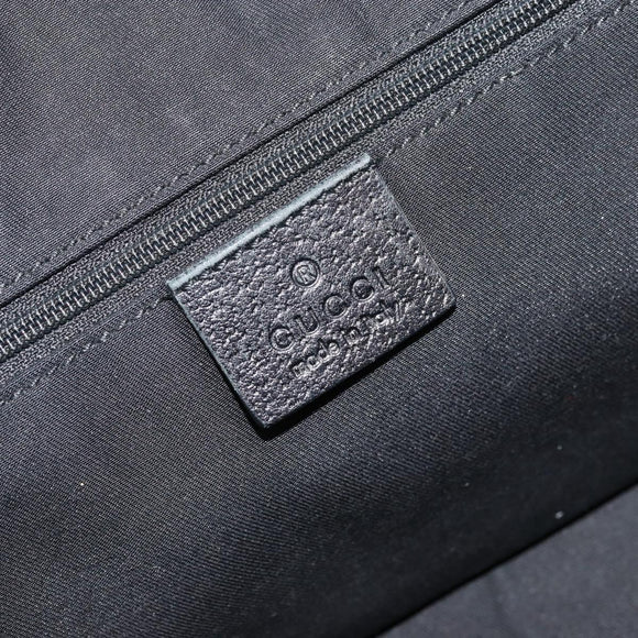 GUCCI GG Canvas Princi Hand Bag Black Gold 161720 Auth 176928