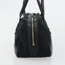 GUCCI GG Canvas Princi Hand Bag Black Gold 161720 Auth 176928-3