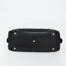 GUCCI GG Canvas Princi Hand Bag Black Gold 161720 Auth 176928-5