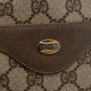 GUCCI GG Supreme Web Sherry Line Tote Bag PVC Beige 39 02 003 Auth 176931A-17
